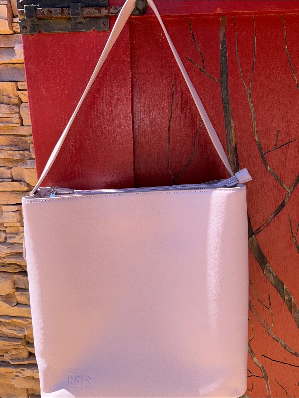 Beis Wicked Shoulder tote  luggage  🫅 🧙 🪄 NEW never used see video for flaw